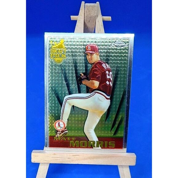 1996 Topps Chrome #92 Matt Morris Draft Pick Iconic Set- First Topps Chrome Set! - Picture 4 of 9